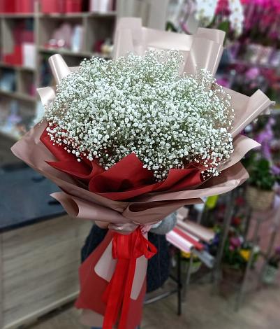 Букет цветов из: Гипсофила в Высоцком