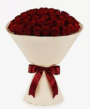 Букет 101 Бордовая роза Блэк Бакарра в Высоцком