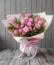 Букет Розовый кустик в Высоцком