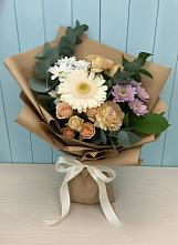 Букет цветов из:  Герберы и Хризантемы #REPLACE_PRED# Высоцком
