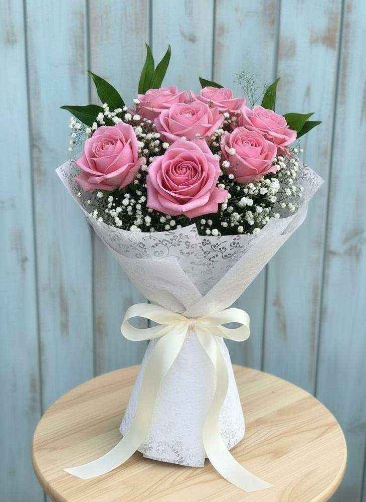 Букет цветов из: Розы в Высоцком