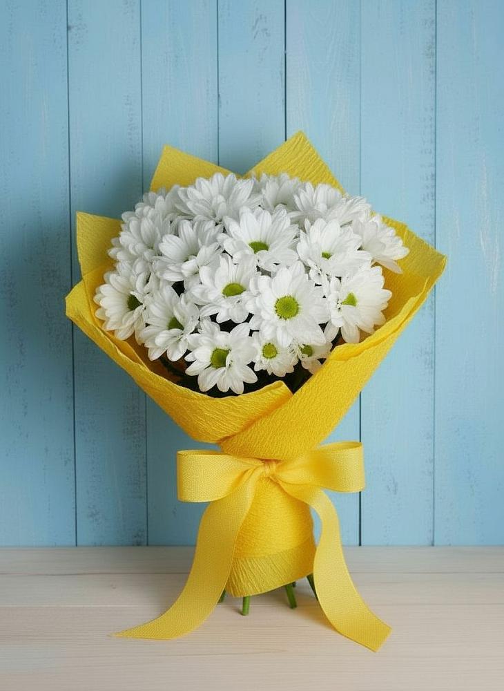 Букет цветов из: Хризантемы в Высоцком