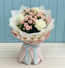 Букет цветов из:  Розы в Высоцком