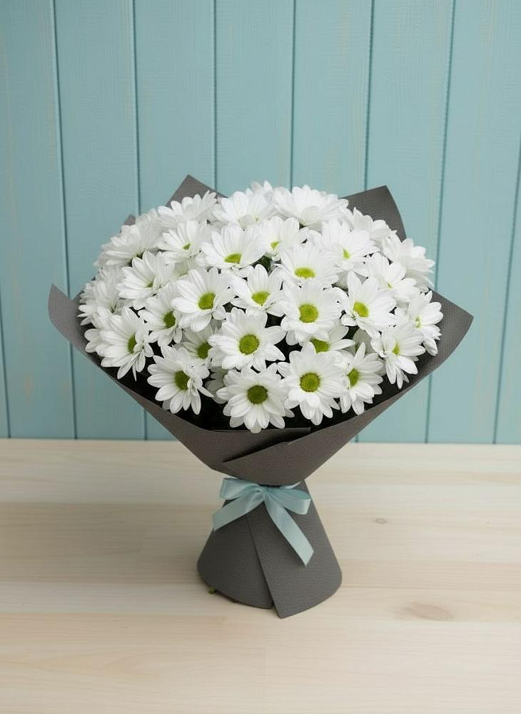 Букет цветов из: Хризантемы в Высоцком