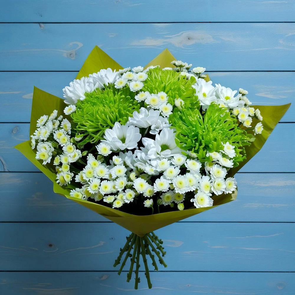 Букет цветов из: Хризантемы в Высоцком