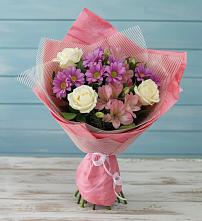 Букет цветов из:  Герберы в Высоцком