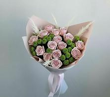 Букет цветов из:  Розы и Хризантемы в Высоцком