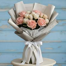 Букет цветов из:  Розы в Высоцком