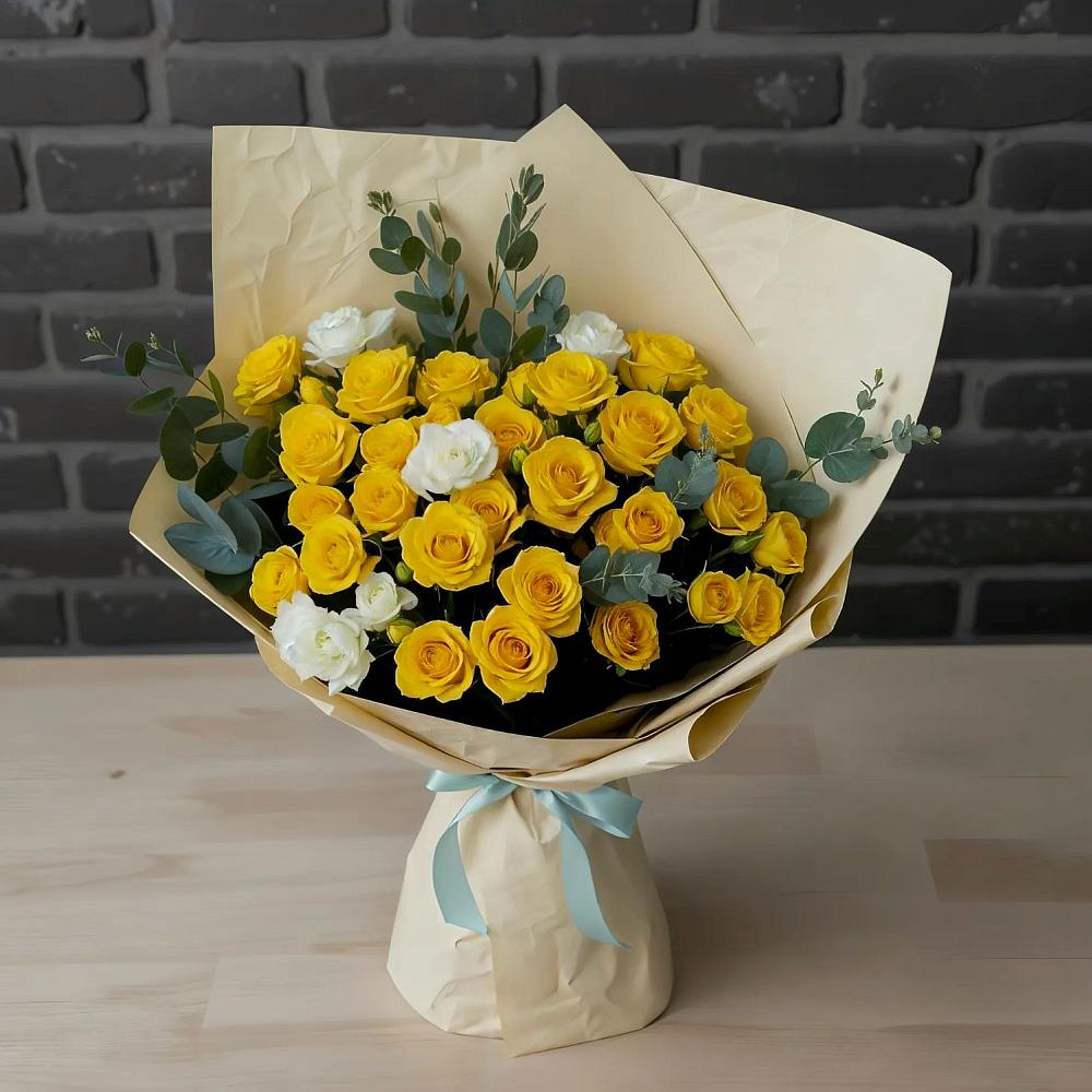 Букет цветов из: Розы в Высоцком