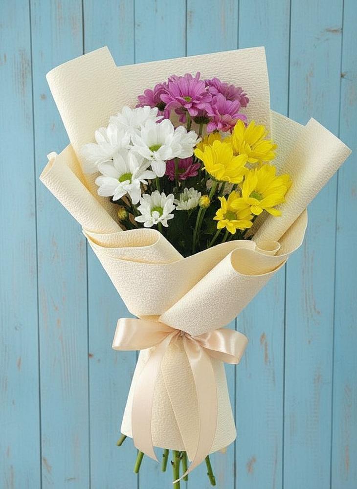 Букет цветов из: Хризантемы в Высоцком