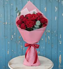 Букет цветов из:  Розы в Высоцком