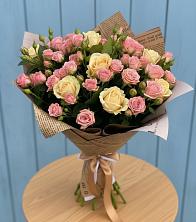 Букет цветов из:  Розы в Высоцком