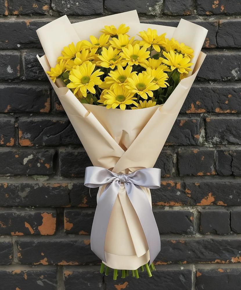 Букет цветов из: Хризантемы в Высоцком