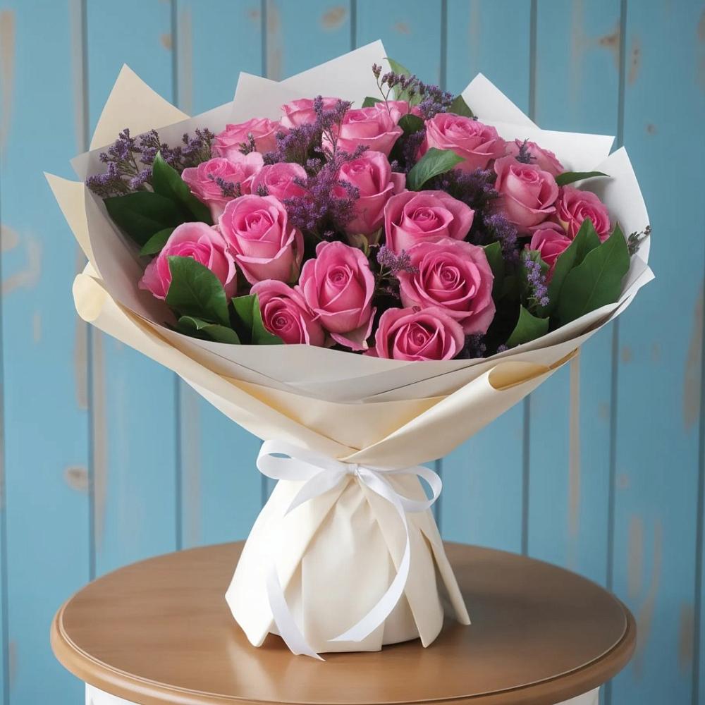 Букет цветов из: Розы в Высоцком