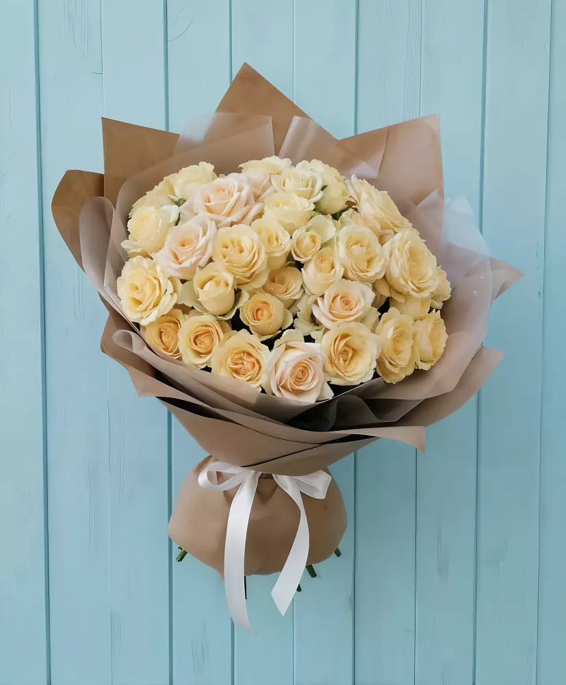Букет Кремовое облако в Высоцком